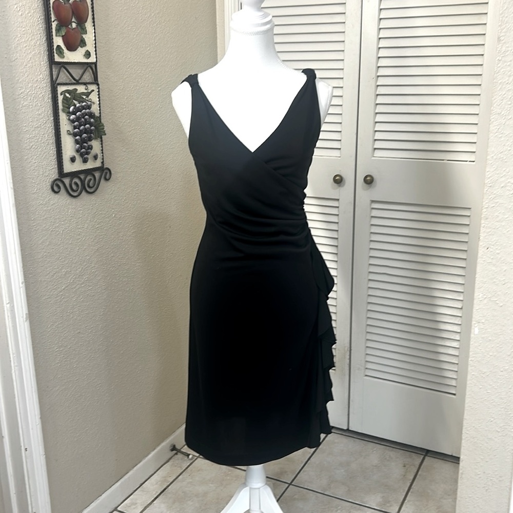 Express Black Backless Dress